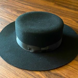 Modcloth black wide brim hat